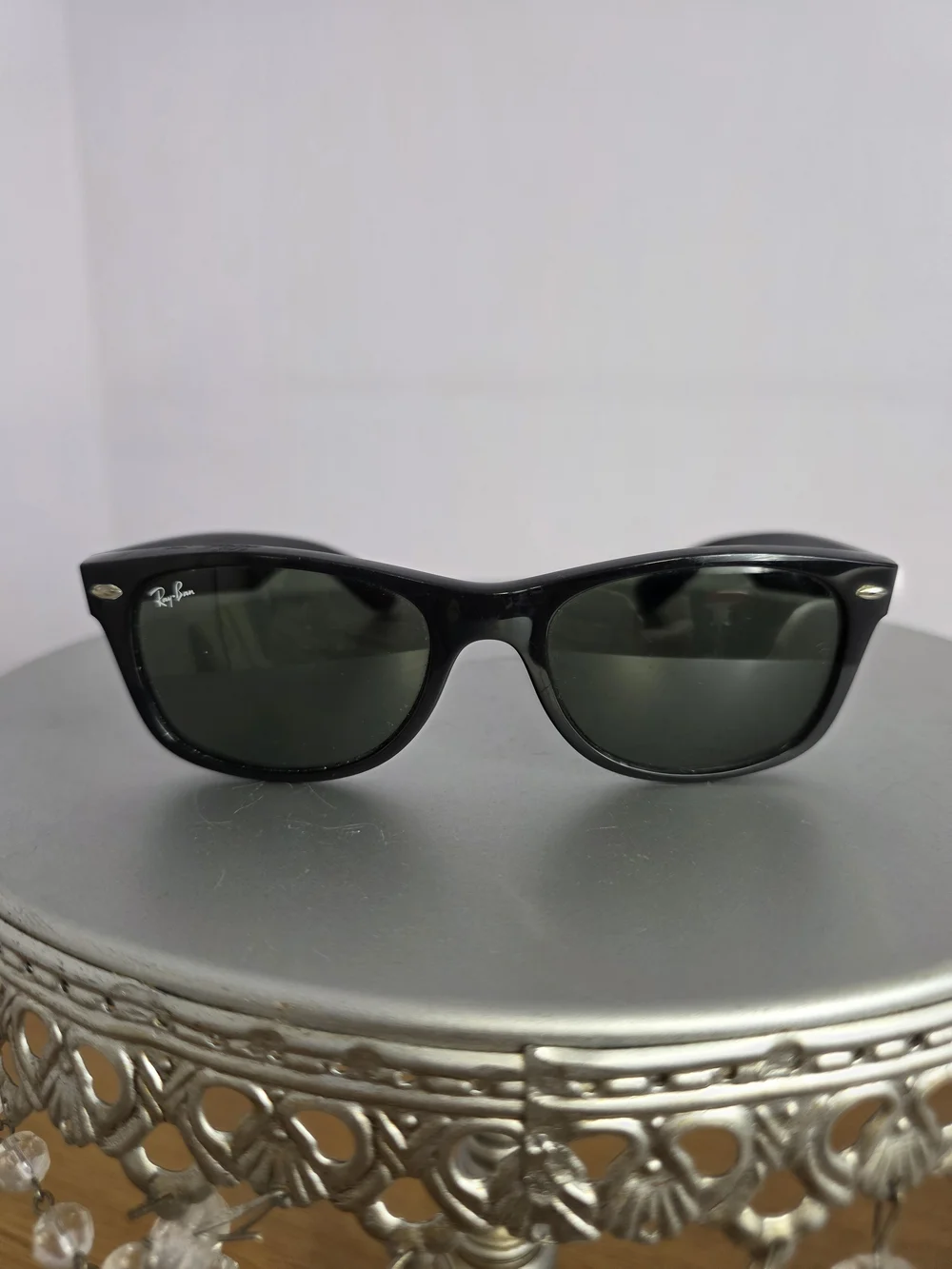 Ray-Ban Rectangle Sunglasses Black Full Rim Frames
